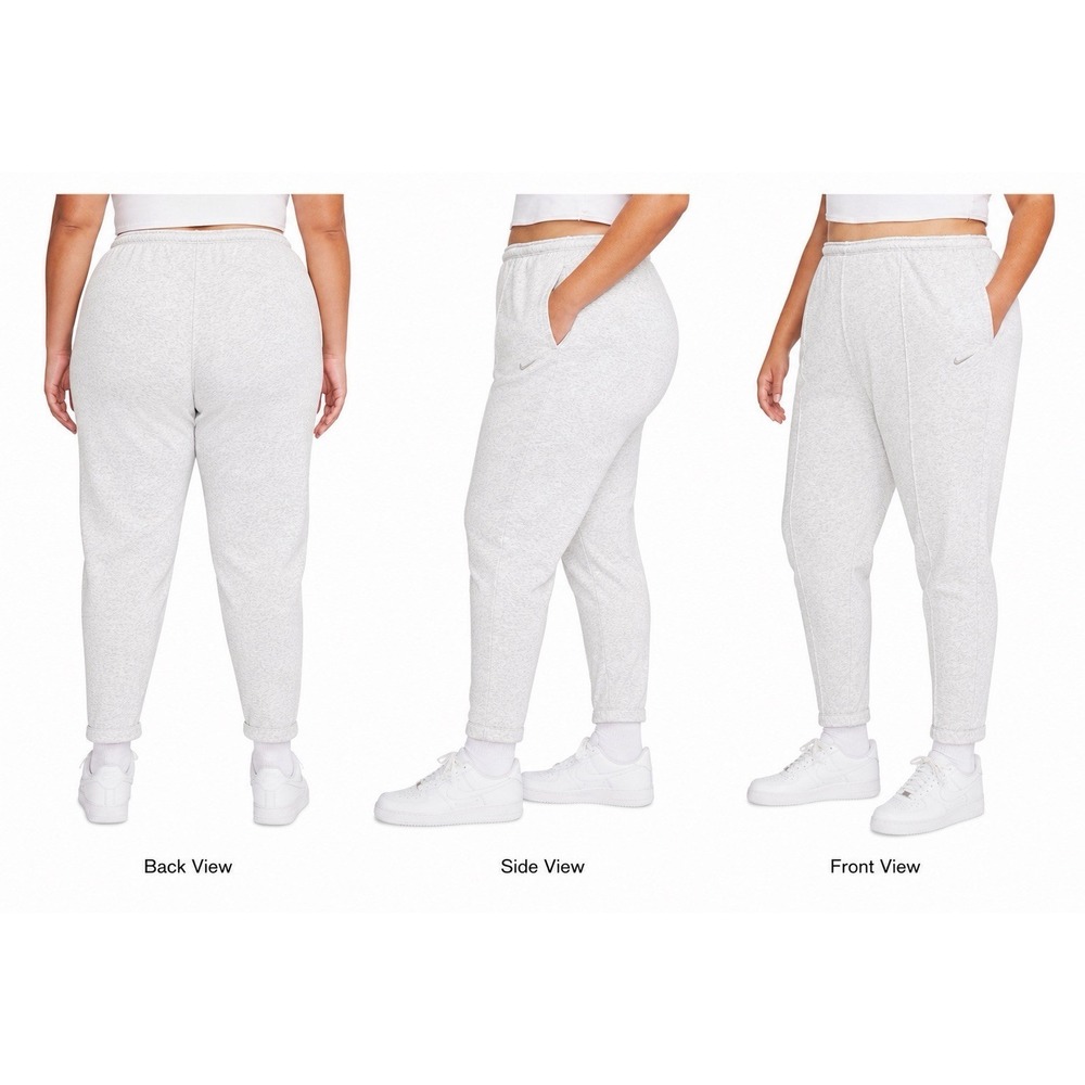 Nike Optic White Women's Joggers Activewear Plus Size 1X